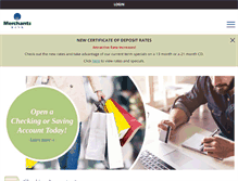 Tablet Screenshot of merchantsbangor.com